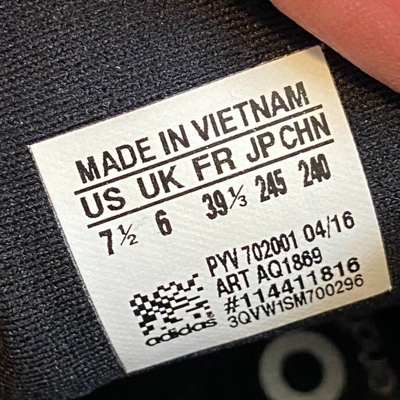 Adidas Womens Energy Boost 3 AQ1869 Black Low Top Lace Up Running Shoes Size 7.5 - Picture 11 of 11